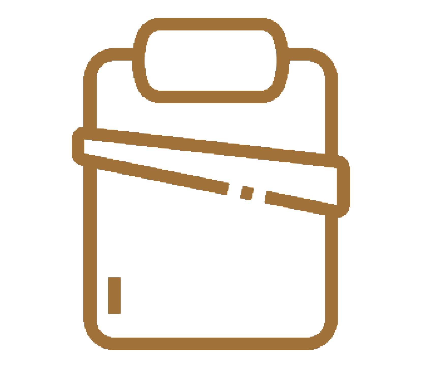 A bag icon on a green background.